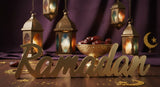 Ramadan Gold Letter Stand