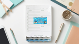 3 part Study planner curvy