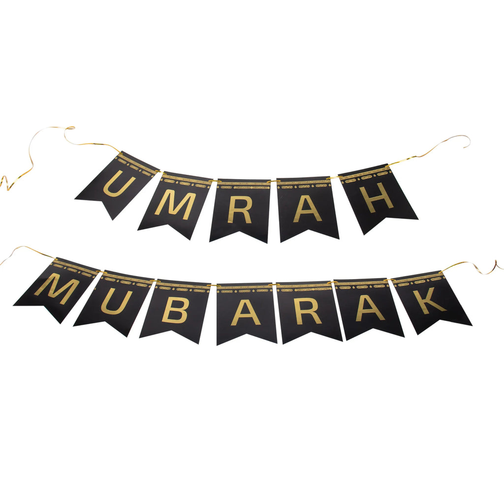 Umrah Mubarak- Kabah Inspired Banner