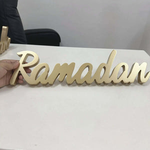 Ramadan Gold Letter Stand