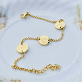 Sabr, Shukr, Tawakkul Disk Bracelet