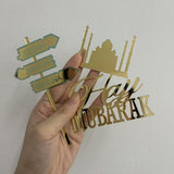 Acrylic Hajj Cake Topper