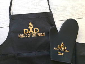 Dad King of the Braai Mitten