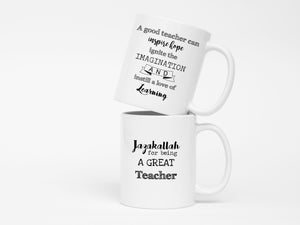 Jazaakallah Teacher Mug