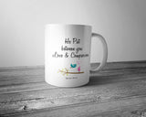 He Put Between You Love & Compassion Mug