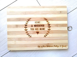 Home is Wherever you are Wooden Board