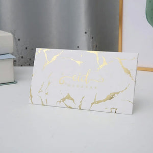White and Gold Eid Envelope