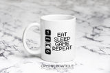 Eat, Sleep, Game, Repeat Mug
