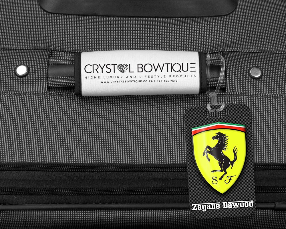 Ferrari Custom Luggage Tag