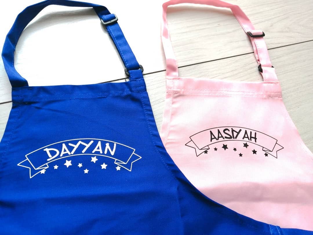 Name with Stars  Apron