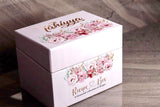 Personalized Recipe Box- Blush pink